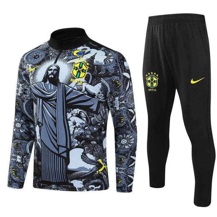 24/25 Brazil "Jesus" Premium Tracksuit