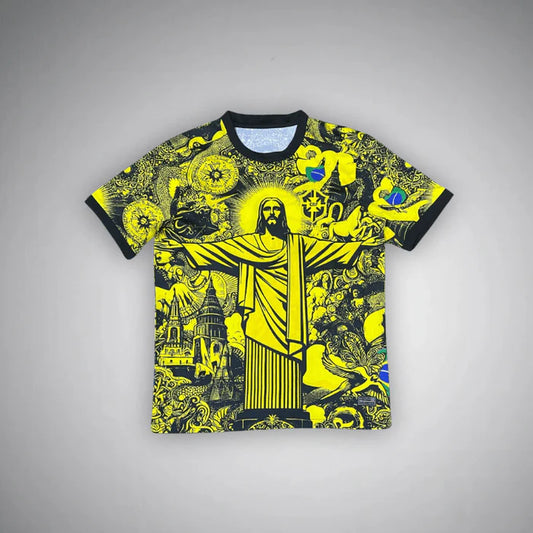 24/25 Brazil "Jesus" Premium Yellow Kit