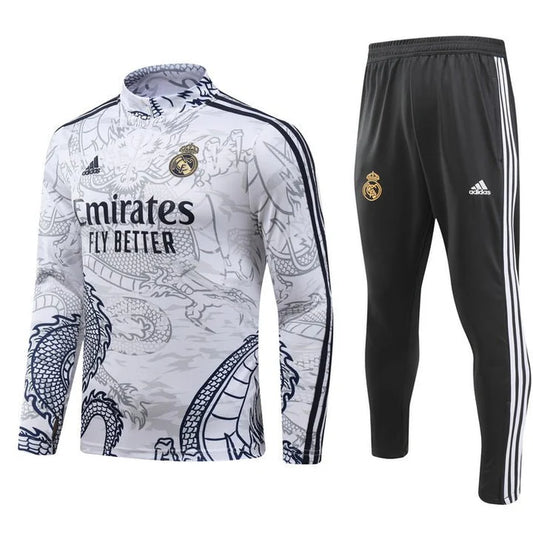 Real Madrid "Dragón Blanco" Premium Tracksuit