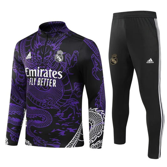 Real Madrid "Dragon Morado" Premium Tracksuit