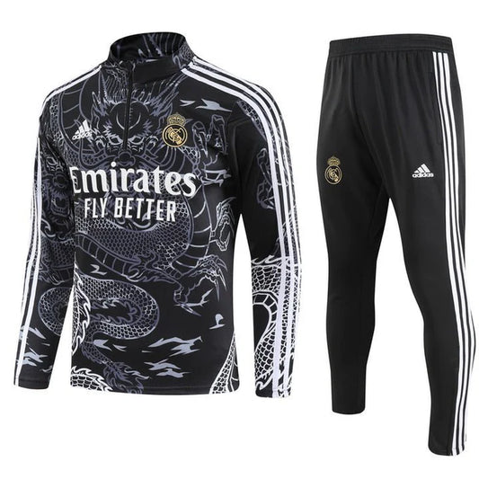 Real Madrid "Dragón Negro" Premium Tracksuit