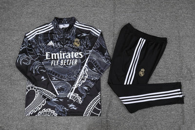 Real Madrid "Dragón Negro" Premium Tracksuit