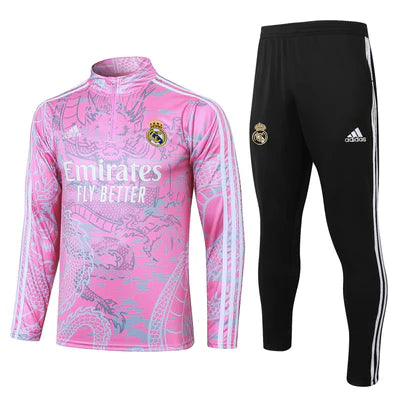 Real Madrid "Pink Dragon" Premium Tracksuit