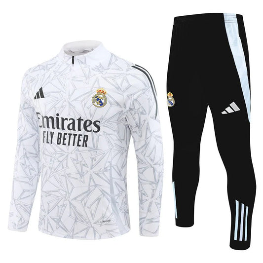 Real Madrid "White Armor" Premium Tracksuit